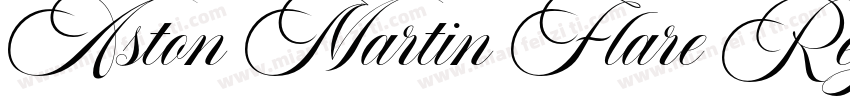 Aston Martin Flare Regula字体转换